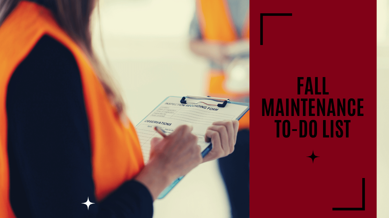 Fall Maintenance To-Do List